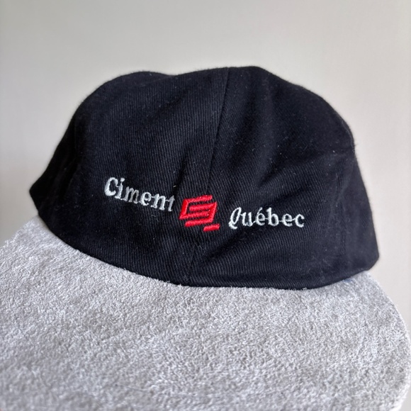 vintage CIMENT QUEBEC dad hat strapback - Picture 2 of 6